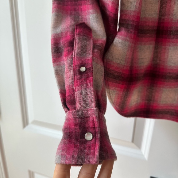 Isabel Marant Etoile Reosi Plaid Button-Down Top (Size 34/2) - Picture 5 of 11